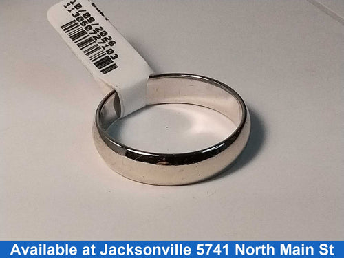 Ring - Wedding Band - White Gold 10k (.417) 6.9 grams Size 13.5