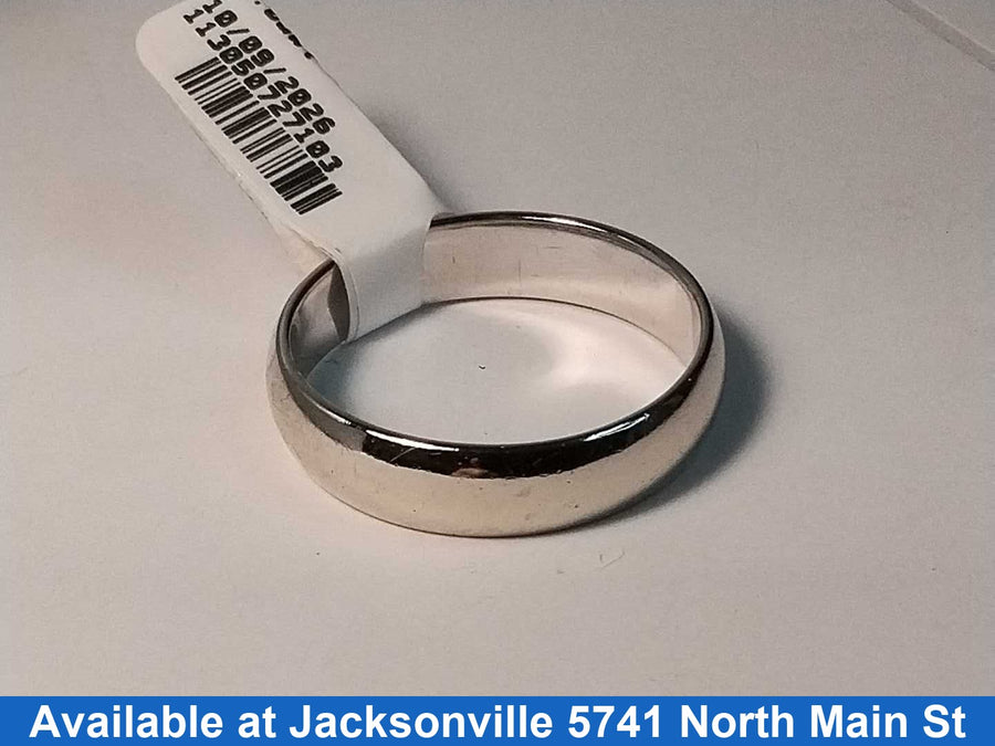 Ring - Wedding Band - White Gold 10k (.417) 6.9 grams Size 13.5