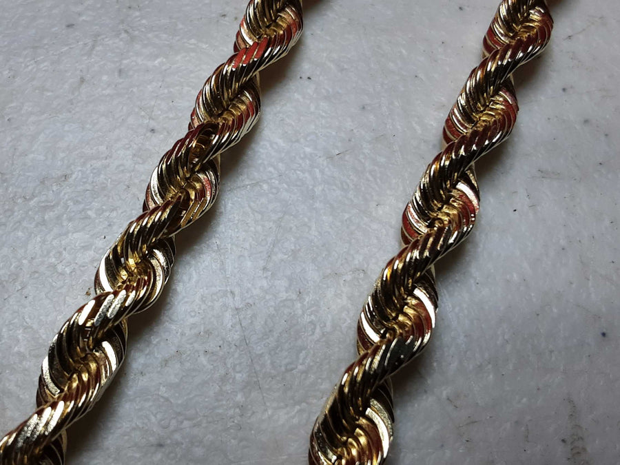 Rope Chain - Yellow Gold 10k (.417) 59.6 grams 26 inch