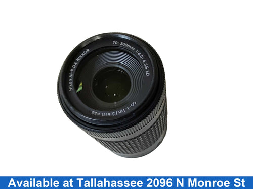 Nikon Af-pdx Nikkor Black Photographic Lens