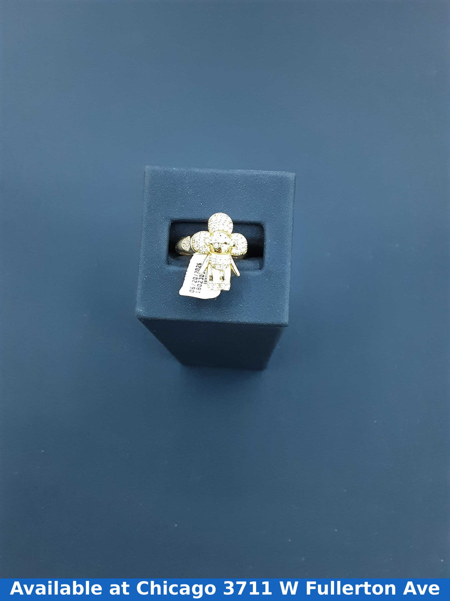 Women's Ring - Yellow Gold 14k (.585) 4.1 grams Size 7
