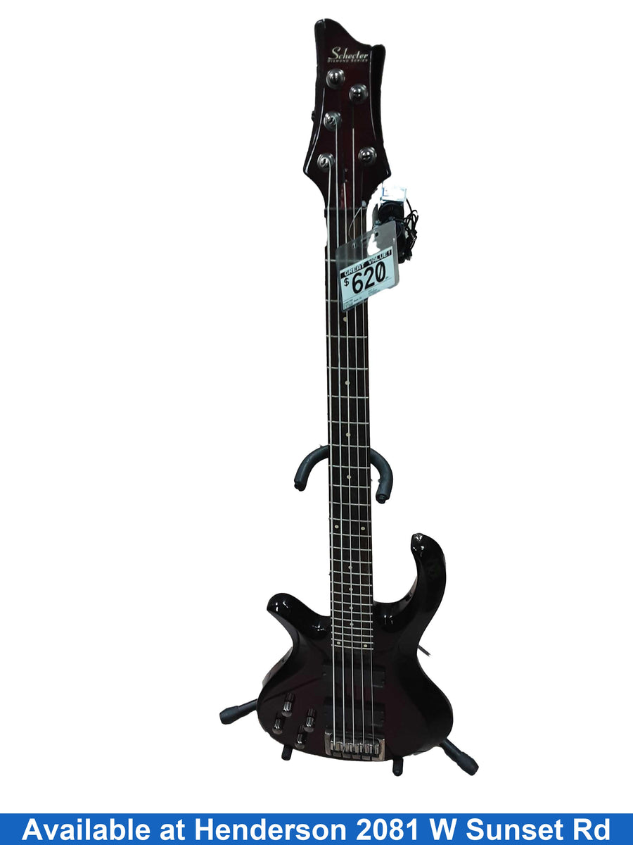 Schecter Riot 5 Red Electric Bass Guitar