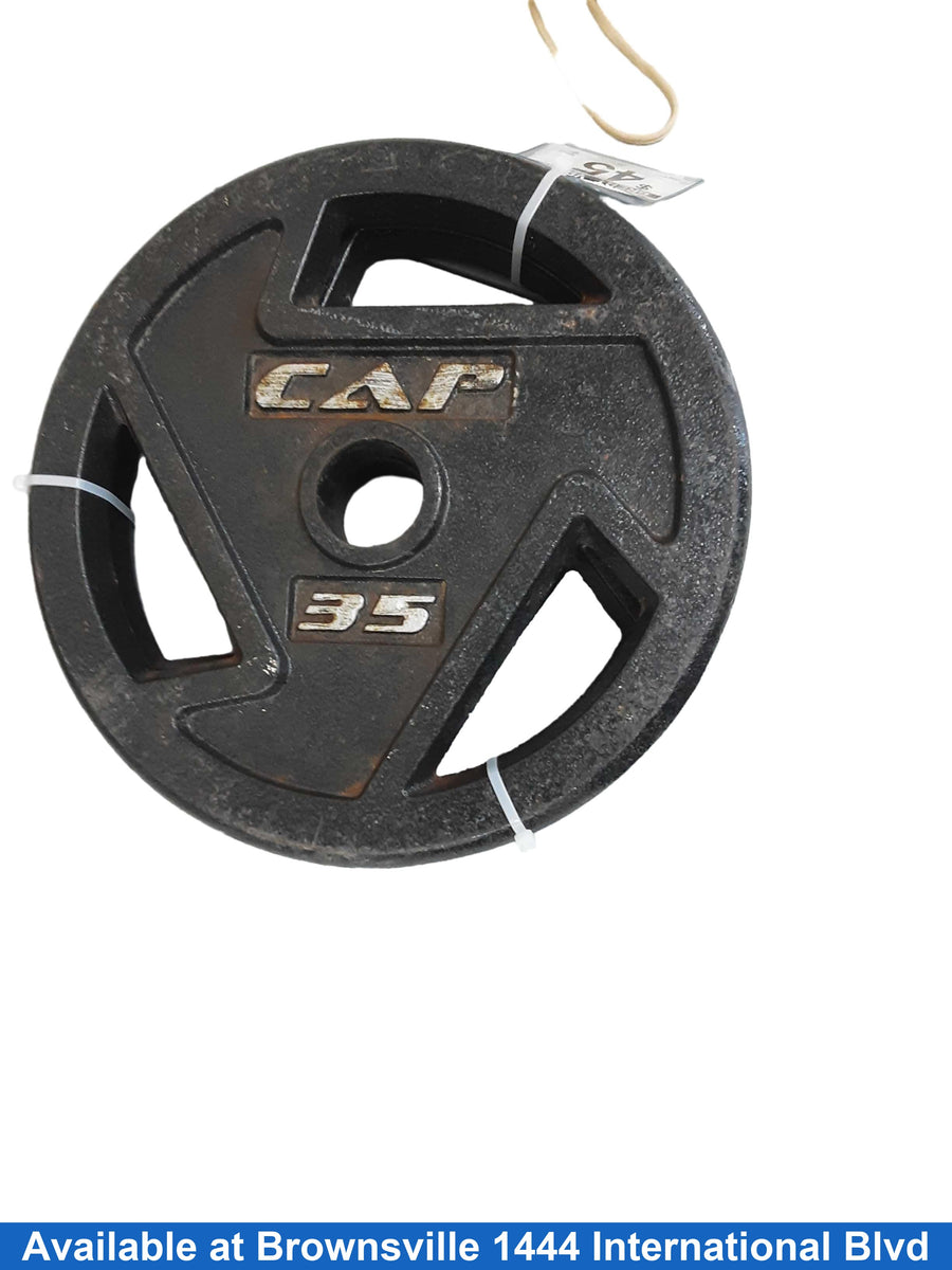 Cap 35lb Black Free Weight
