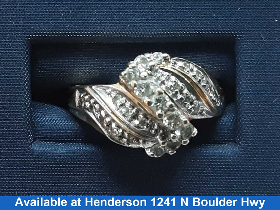 Women's Ring - Yellow Gold 14k (.585) 5 grams Size 20