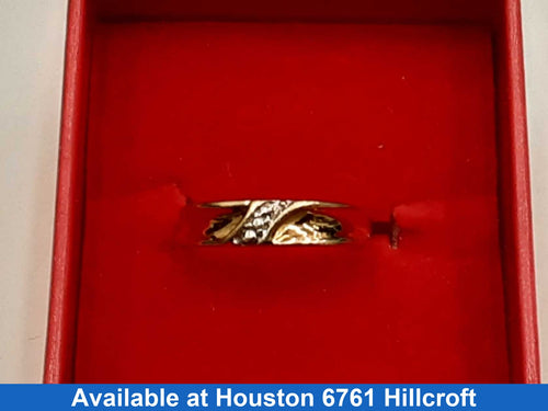Ring - Wedding Band - Yellow Gold 14k (.585) 1.4 grams Size 7.5