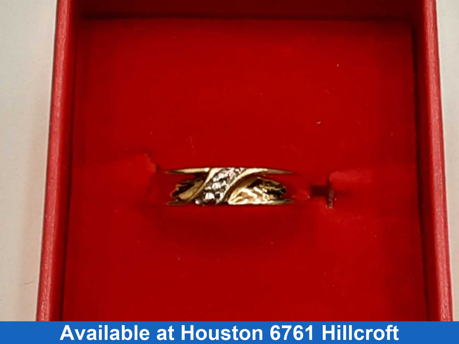 Ring - Wedding Band - Yellow Gold 14k (.585) 1.4 grams Size 7.5