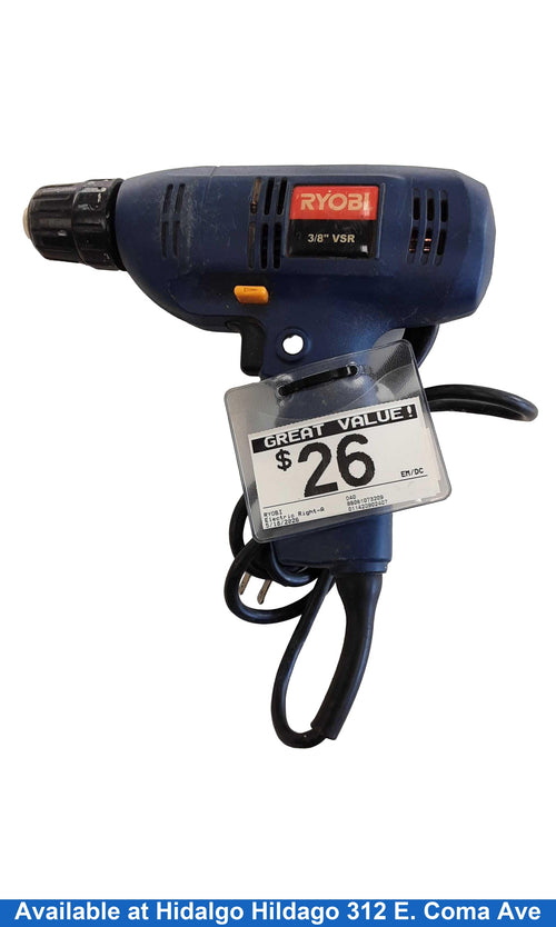 Ryobi D40 Blue Corded Right-Angle Drill