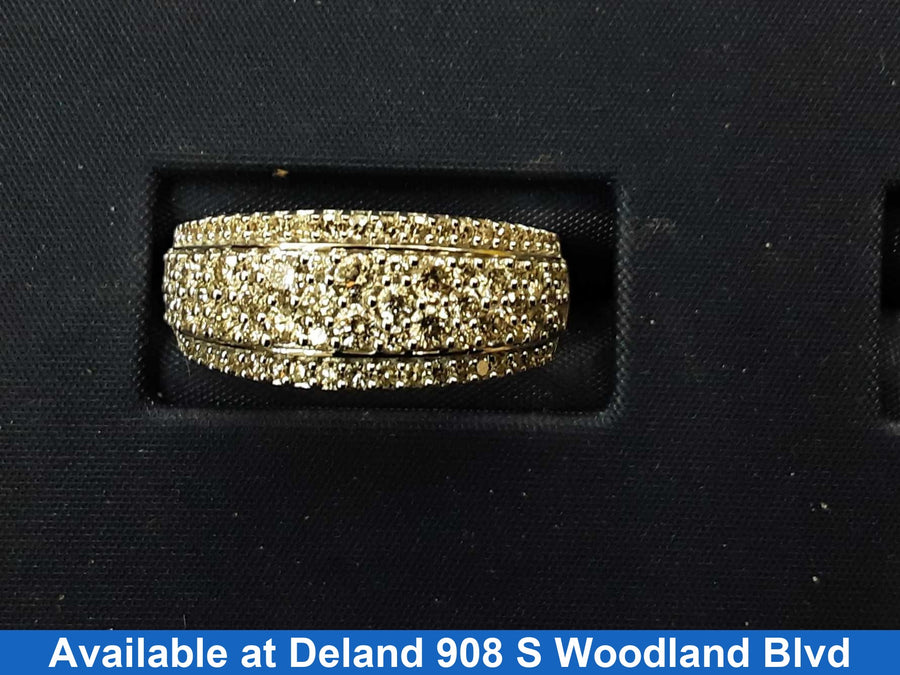 Ring - Wedding Band - White Gold 14k (.585) 5.7 grams Size 8.5