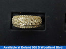 Ring - Wedding Band - White Gold 14k (.585) 5.7 grams Size 8.5