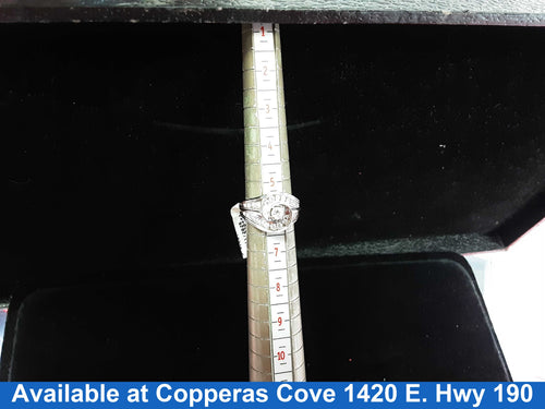 Women's Ring - White Gold 14k (.585) 7.5 grams Size 20