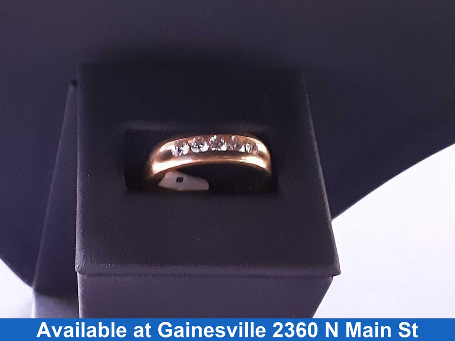 Ring - Wedding Band - Yellow Gold 14k (.585) 5.6 grams Size 9.5