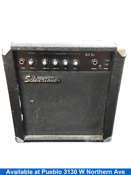 Silvertone Ba Xs Black Guitar Amplifier