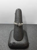 Lady's Ring - Cluster White Gold 10K (.417) 2.5 grams Size 7.5