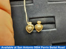 Double Stud Earring - Yellow Gold 10k (.417) 1.5 grams