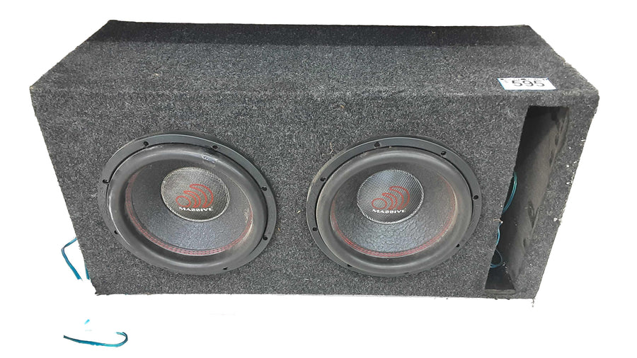 Massive Audio Boa122r Black Car Sub-Woofer
