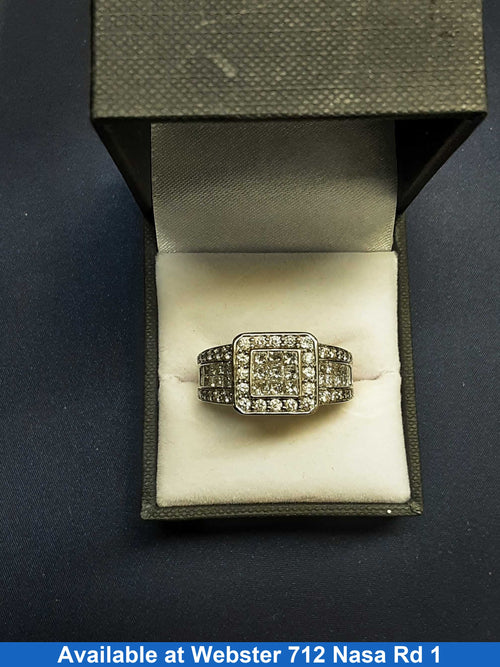 Women's Ring - White Gold 14k (.585) 13.3 grams Size 10