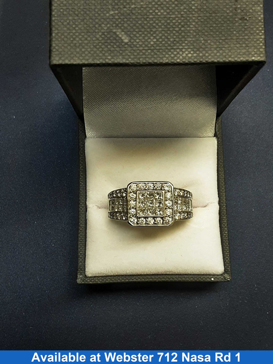 Women's Ring - White Gold 14k (.585) 13.3 grams Size 10