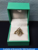 Women's Ring - Yellow Gold 10k (.417) 2.3 grams Size 8.5