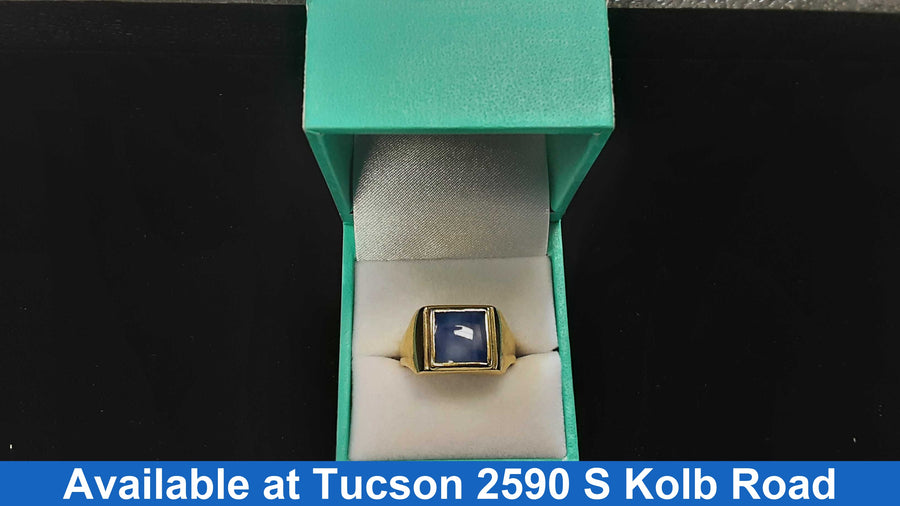 Men's Ring - Yellow Gold 10k (.417) 6.4 grams Size 10.5