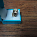 Ring - Wedding Band - Yellow Gold 18k (.750) 7.5 grams Size 10.5