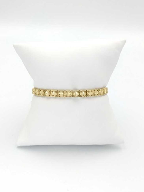 Tennis Bracelet - Yellow Gold 14k (.585) 11.9 grams 8 inch