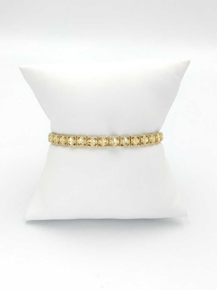 Tennis Bracelet - Yellow Gold 14k (.585) 11.9 grams 8 inch