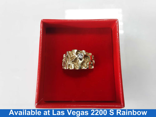 Women's Ring - Yellow Gold 14k (.585) 7.2 grams Size 20