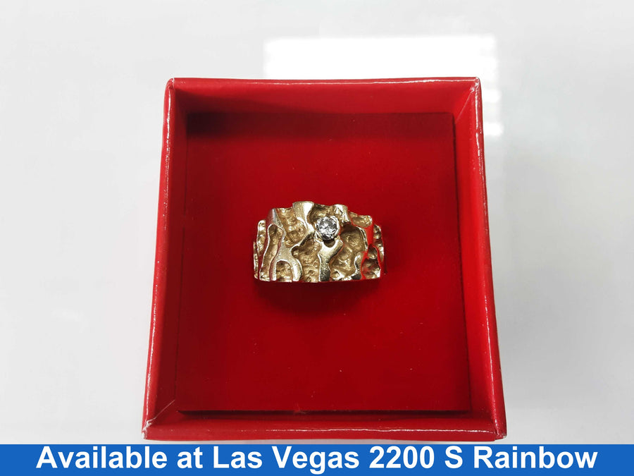 Women's Ring - Yellow Gold 14k (.585) 7.2 grams Size 20