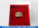 Women's Ring - Yellow Gold 14k (.585) 7.2 grams Size 20