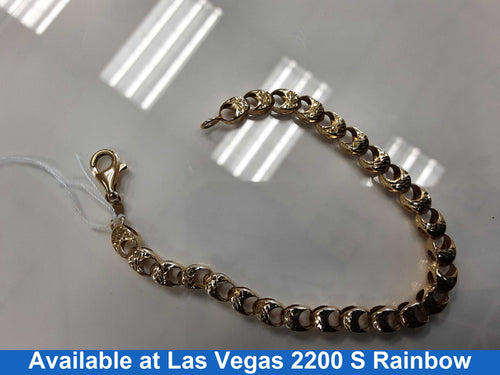 Bracelet - Yellow Gold 14k (.585) 5.9 grams 8 inch