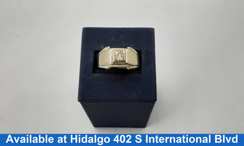 Men's Ring - White Gold 14k (.585) 10.3 grams Size 10