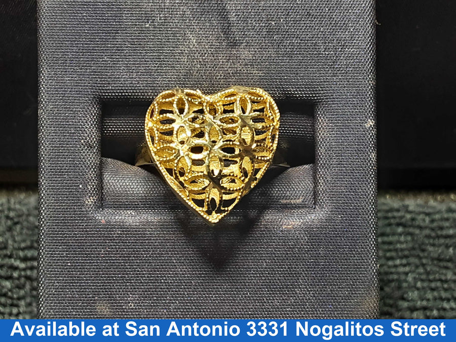 Women's Ring - Yellow Gold 10k (.417) 2.8 grams Size 9