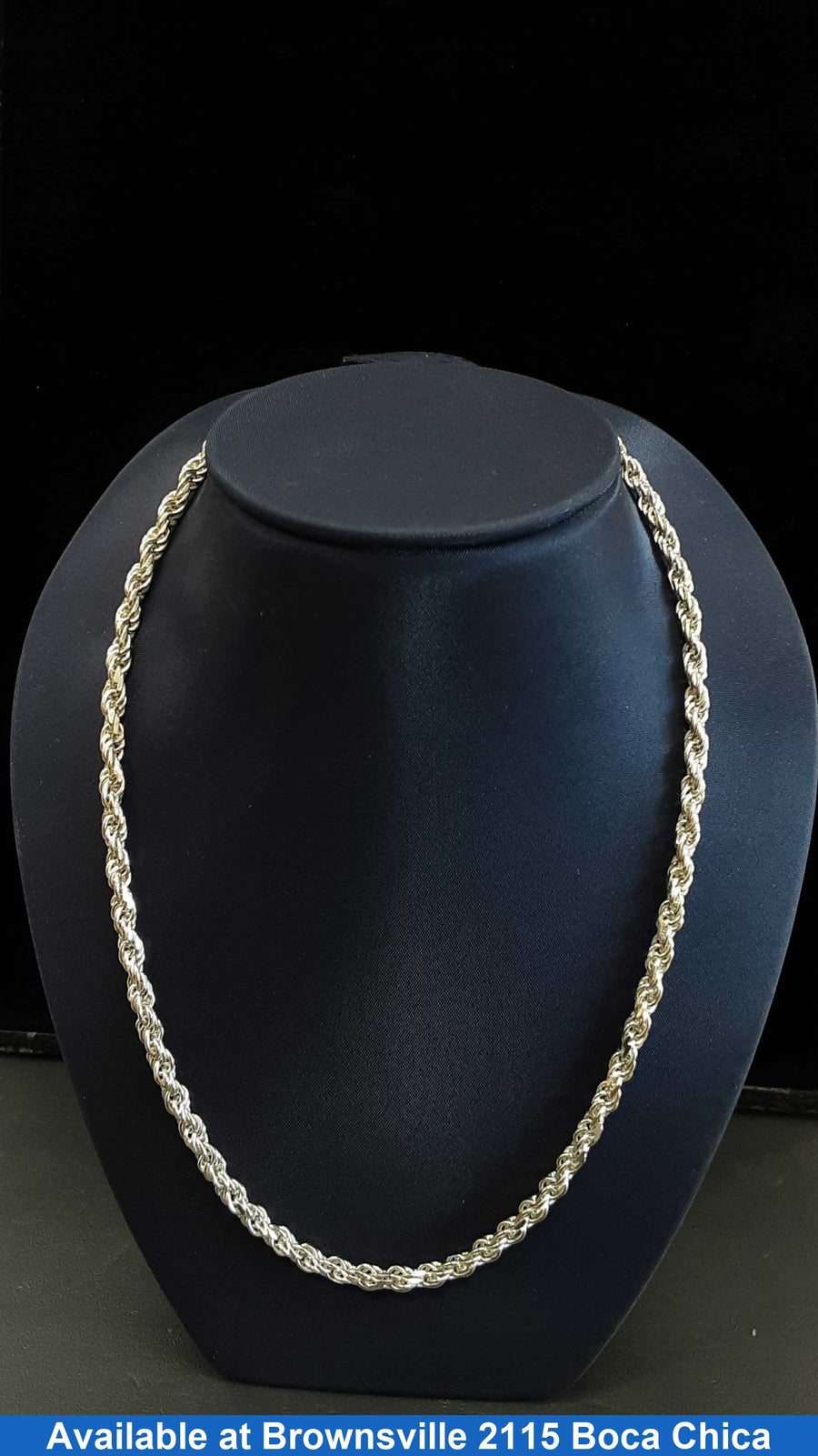 Rope Chain - Silver 25.5 grams 20 inch