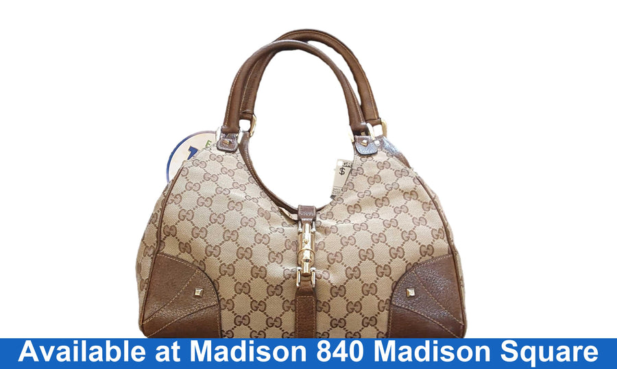 Gucci Mercato Small Tote Bag Brown Purse / Handbag