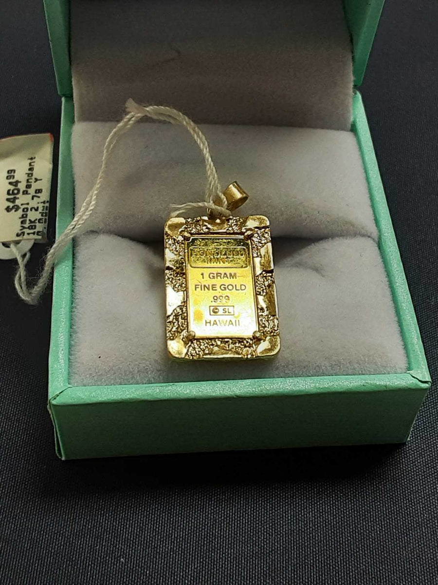 Symbol Pendant - Yellow Gold 18k (.750) 2.7 grams