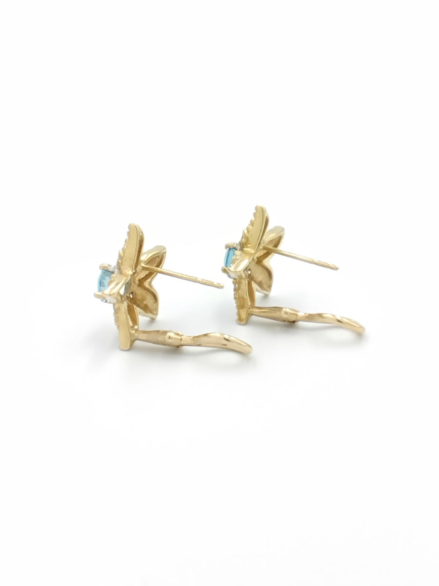 Earrings - Yellow Gold 14k (.585) 5.8 grams