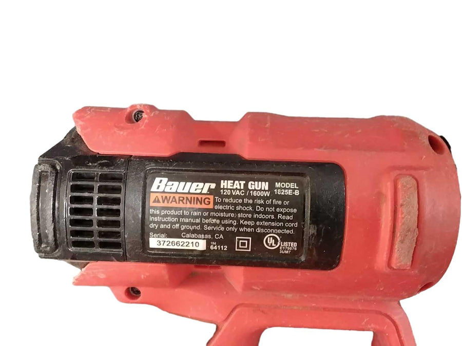 Bauer 1825e-b Red Heat Gun