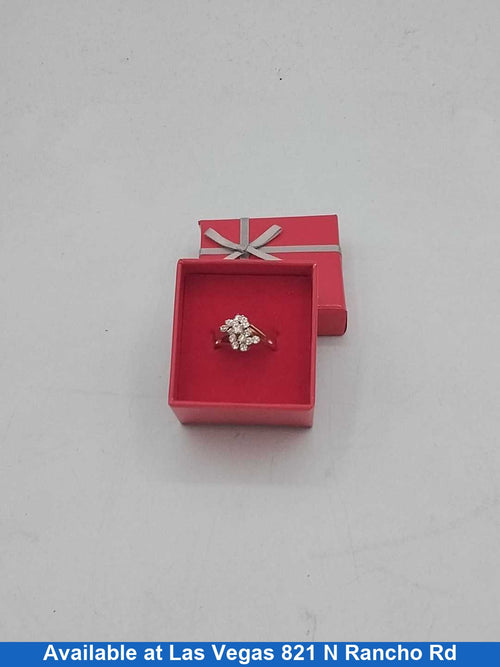 Women's Ring - Yellow Gold 14k (.585) 3.7 grams Size 20