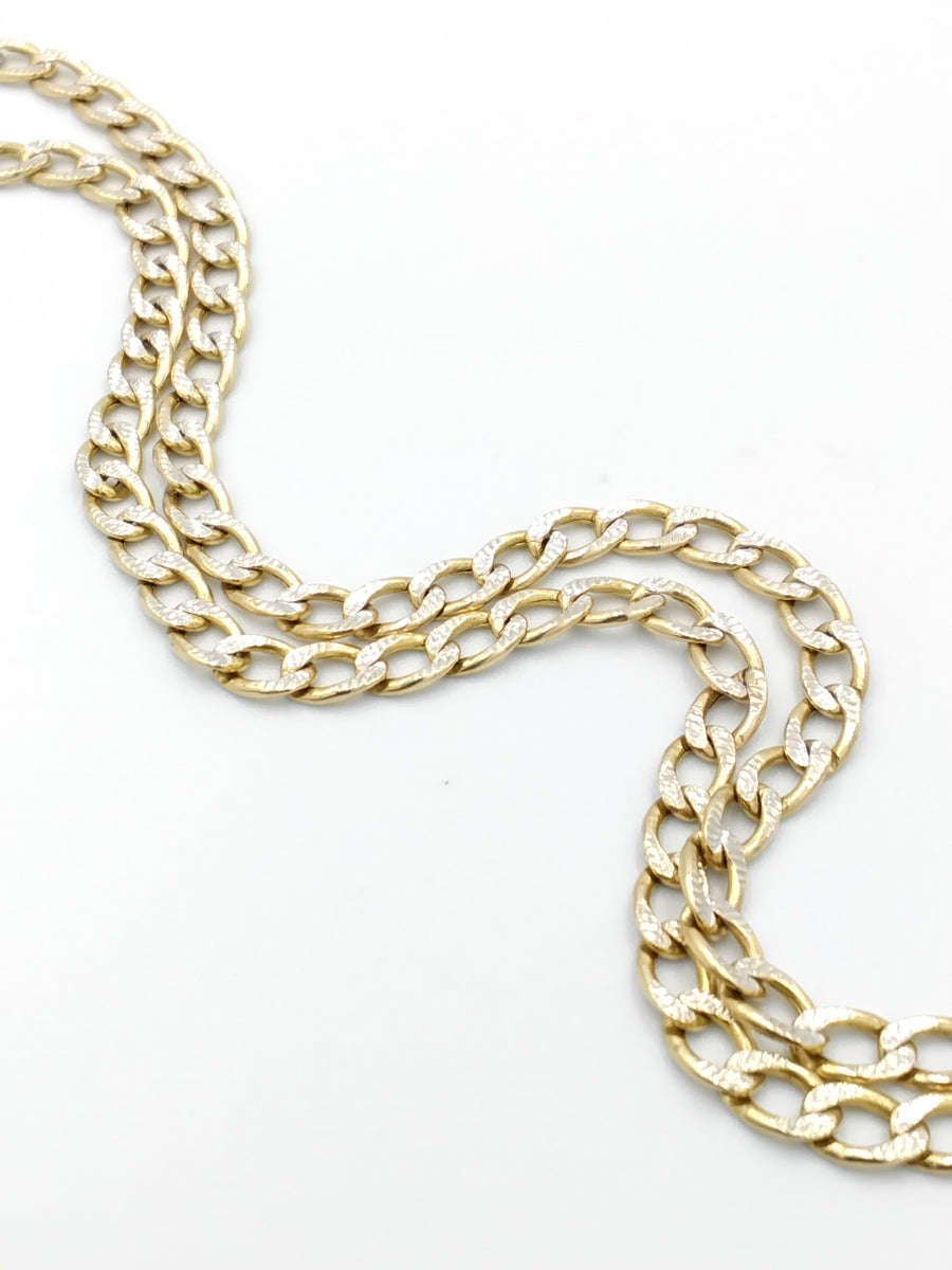 Cuban Link Chain - Yellow Gold 14k (.585) 7.5 grams 22 inch