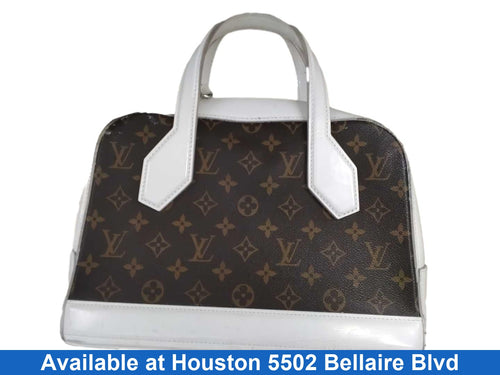 Louis Vuitton Dora Pm 2way Bag Brown White Brown Purse / Handbag