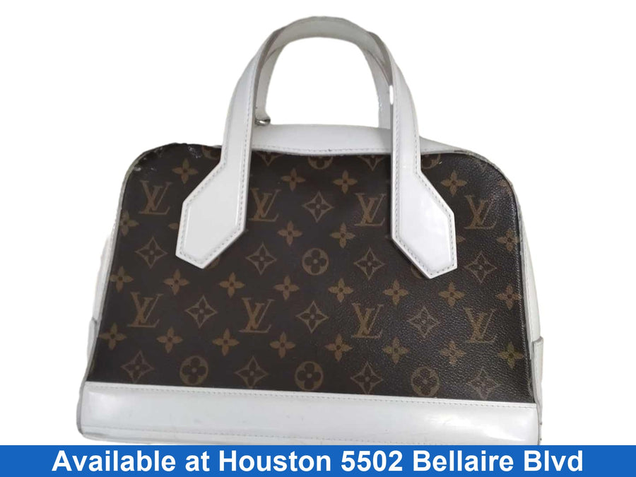 Louis Vuitton Dora Pm 2way Bag Brown White Brown Purse / Handbag