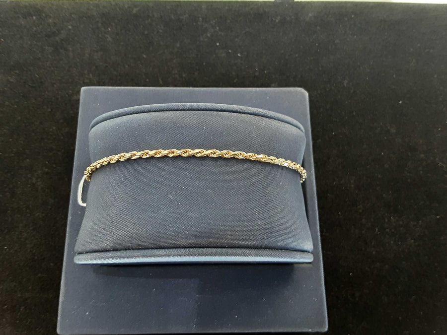 Rope Bracelet - Yellow Gold 14k (.585) 3.3 grams 7 inch