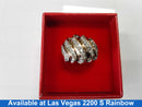 Women's Ring - Yellow Gold 10k (.417) 5.9 grams Size 9.5