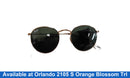 Ray-ban Rb3447 Round Metal Gold