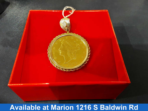 Coin Pendant - Yellow Gold 22k (.917) 33.4 grams