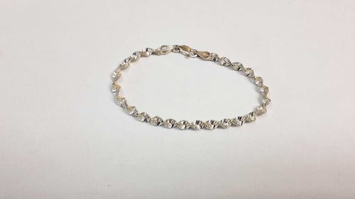 Herringbone Bracelet - Silver 4.8 grams 6 inch
