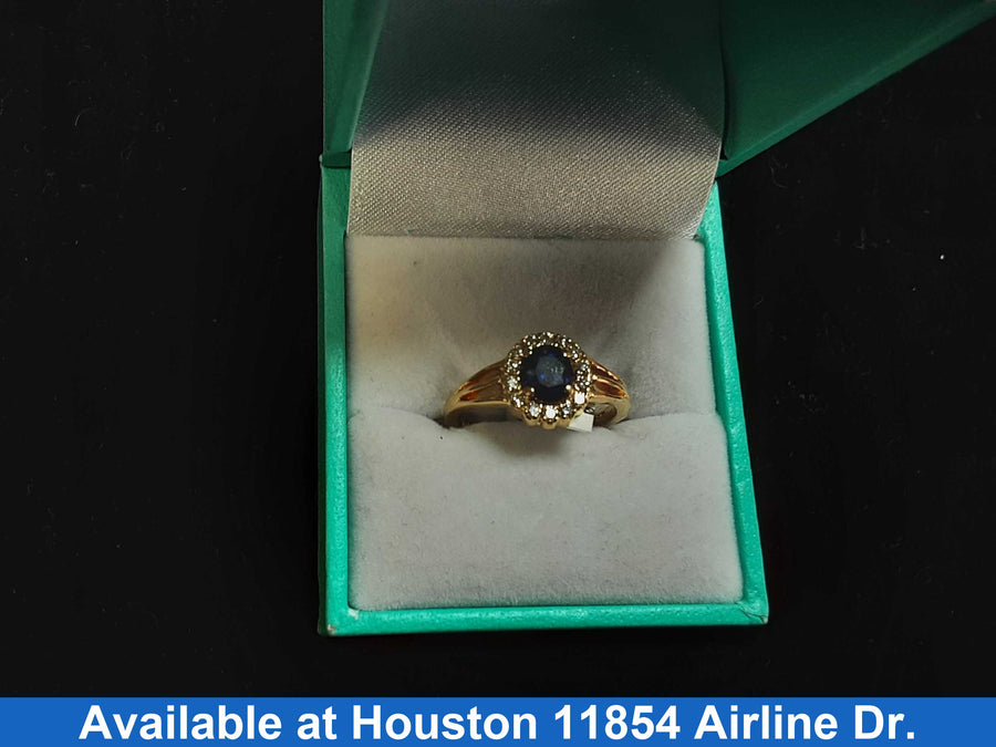 Women's Ring - Yellow Gold 18k (.750) 3.6 grams Size 7