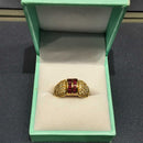 Women's Ring - Yellow Gold 18k (.750) 5.6 grams Size 7