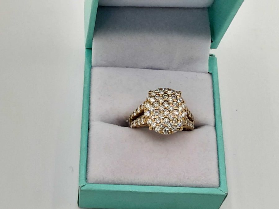 Women's Ring - Yellow Gold 14k (.585) 6.1 grams Size 6