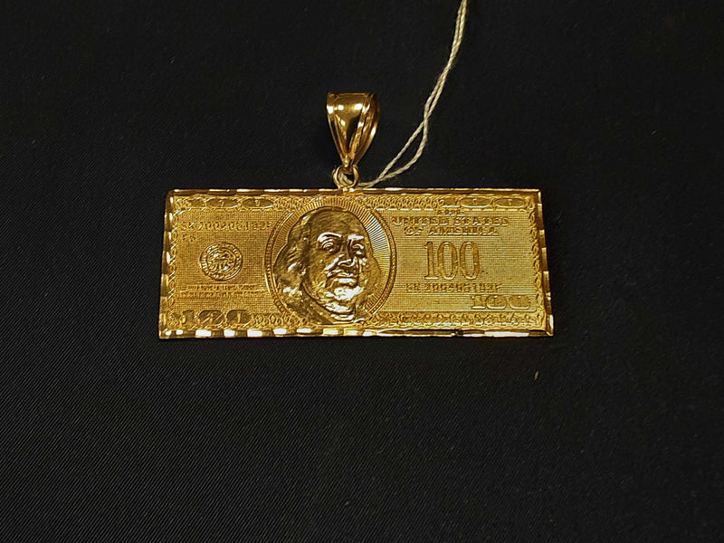Coin Pendant Yellow Gold 10k (.417) 7.3 grams